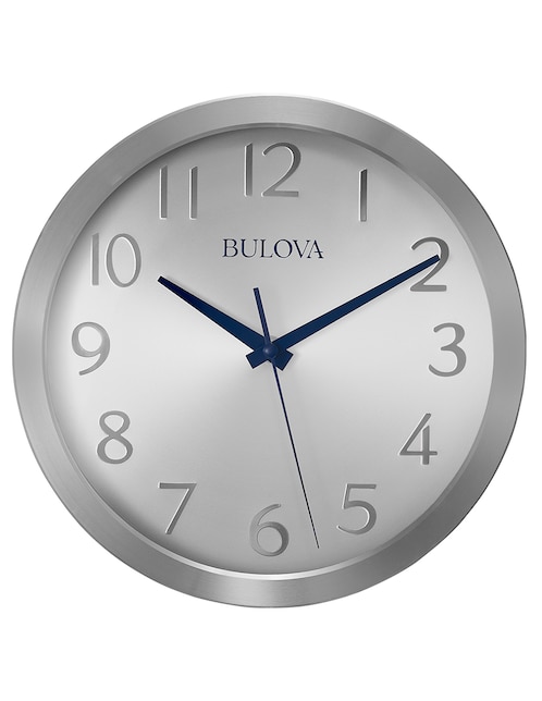 Reloj de pared Bulova Winston de metal