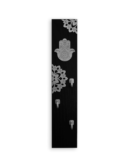 Figura decorativa de rectangular Colsa Portallaves de madera