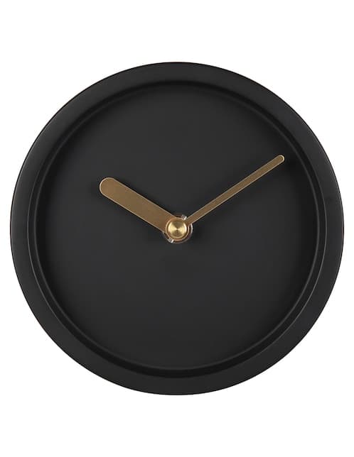 RELOJ MESA SIMPLE, NEGRO