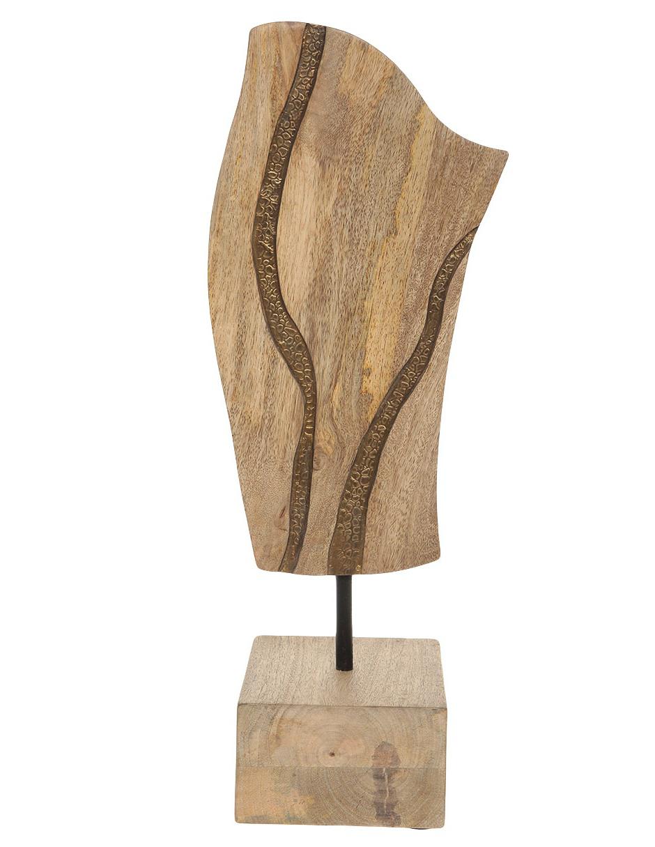 ESCULTURA WOOD NÓRDICO, NATURAL