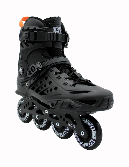 PATINES EN LÍNEA IRON RO, 28 CM, NEGRO