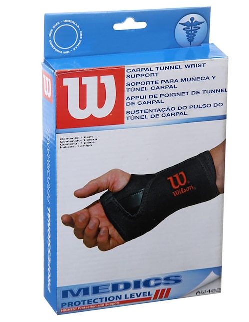 Muñequera para fitness Wilson