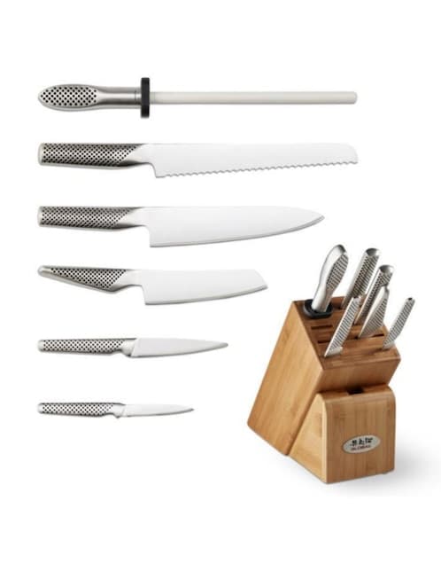 Set Bloque y Cuchillos 7 Piezas Global Classic
