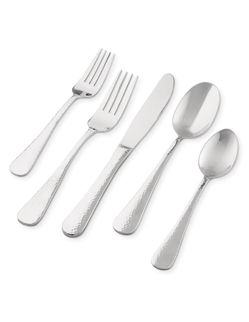Set de cubiertos Nouveau de acero inoxidable 20 piezas