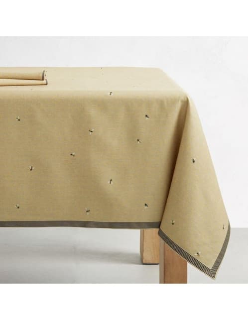 Mantel rectangular de algodón Honeybee