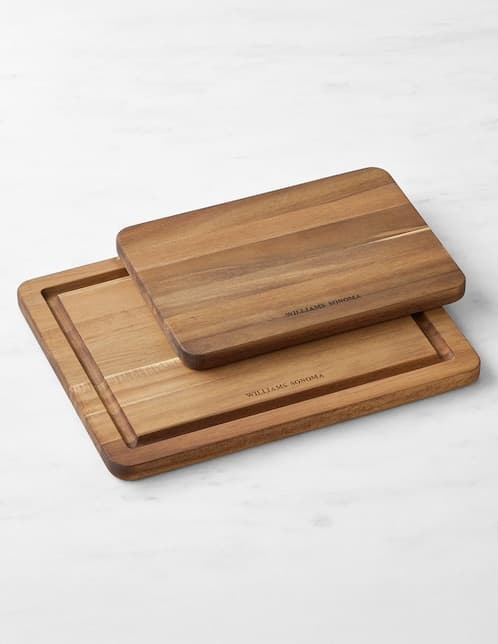 Set tabla para picar Acacia de madera