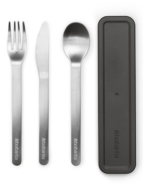 Set cubiertos Brabantia Make & Take de acero inoxidable 3 piezas