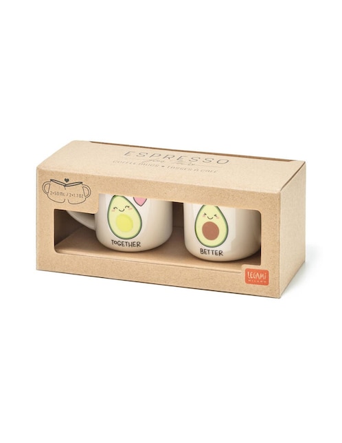 Set de tazas espresso Legami Home Sweet Home 2 piezas