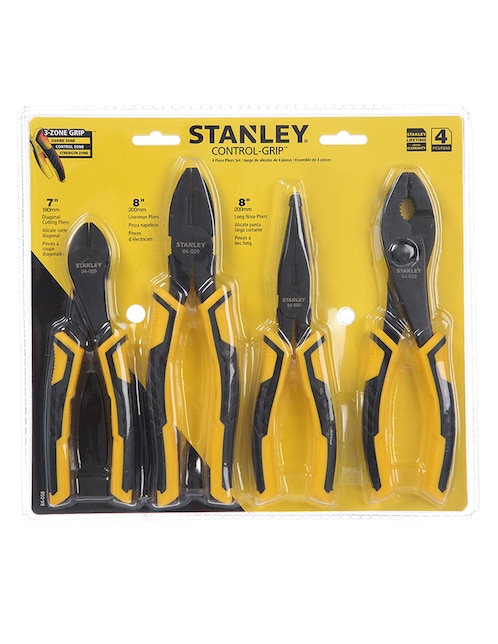 Juego de pinzas Stanley