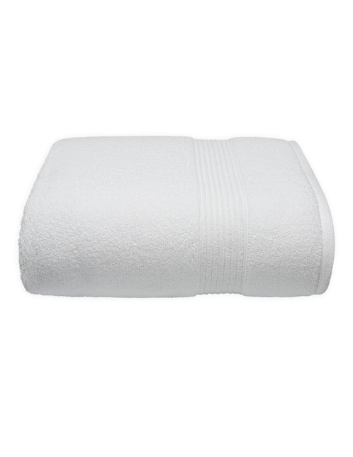 TOALLA DE BAÑO MON, MEDIO BAÑO, BLANCO