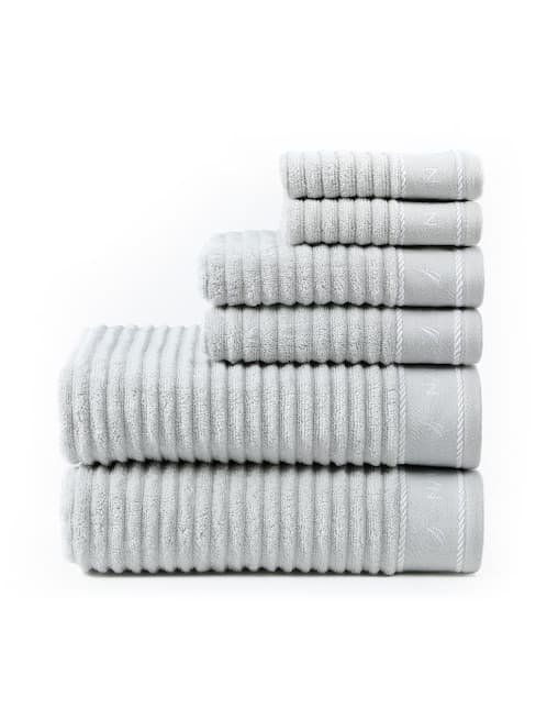 SET TOALLAS CLASSIC BLUE B, GRIS CLARO