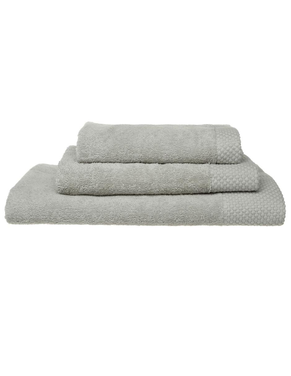 TOALLA DE BAÑO, MEDIO BAÑO, GRIS CLARO