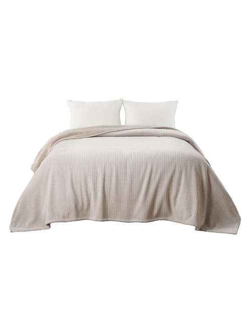 COBERTOR I.FLEECE, KS, BEIGE N NARRATIV
