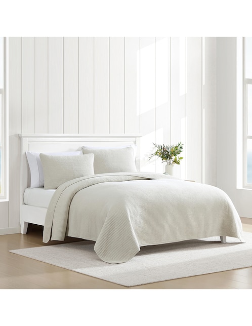 SET COLCHA SEASHORE STI, MAT-QS, BEIGE