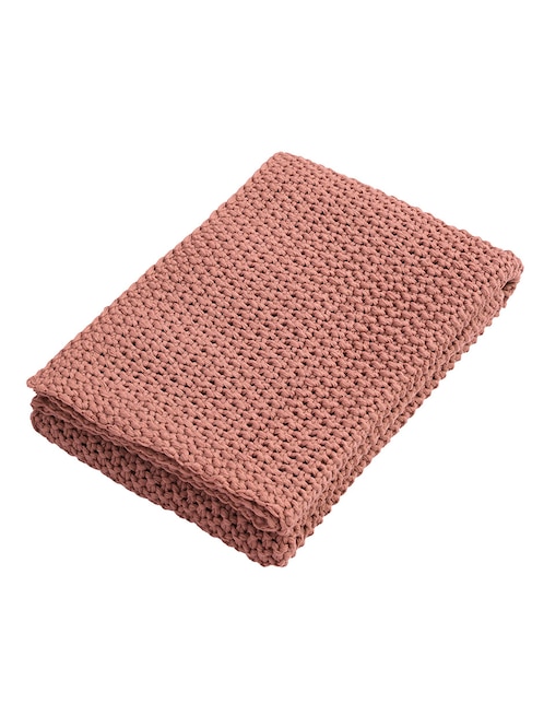 FRAZADA KNITING, ESTÁNDAR, ROSA HAUS