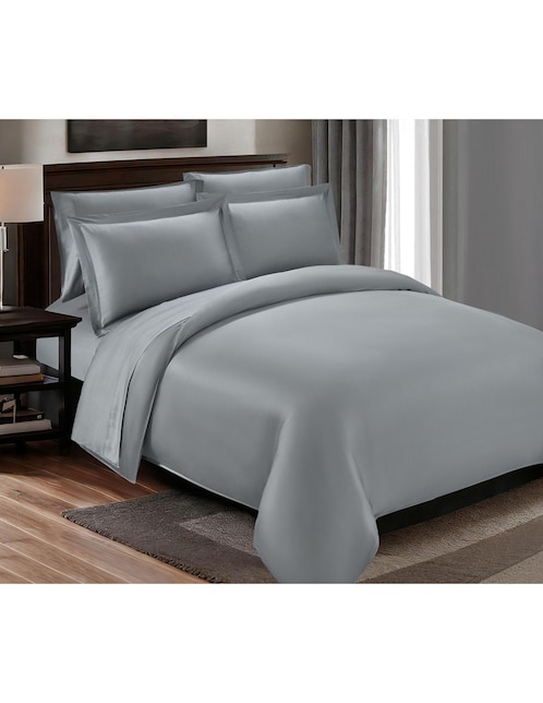 SET FUNDA DUVET BAMBU 300 H, KS, GRIS N