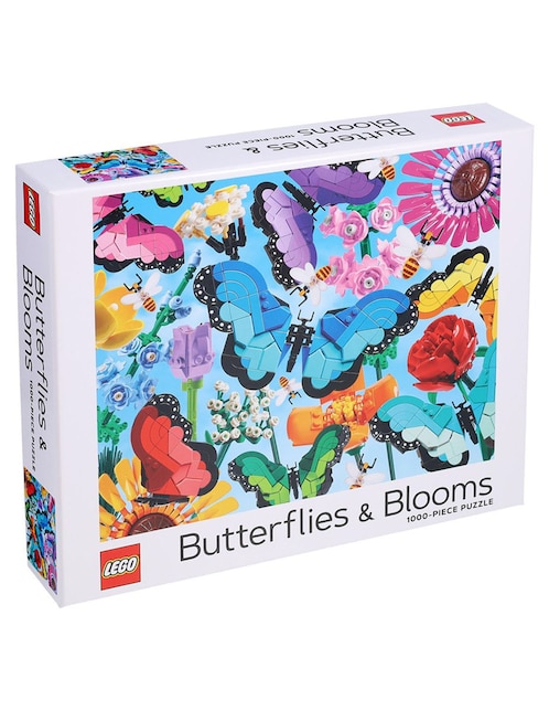 Rompecabezas LEGO Butterflies & Blooms 1000-Piece Puzzle Chronicle Books 1000 piezas