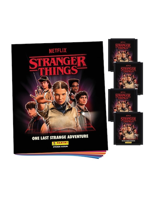 Álbum con estampas Panini Coleccionable de Stranger Things