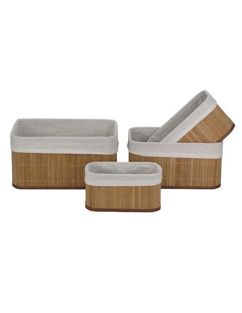 SET CESTO ORGANIC RECTANGULAR, NATURAL