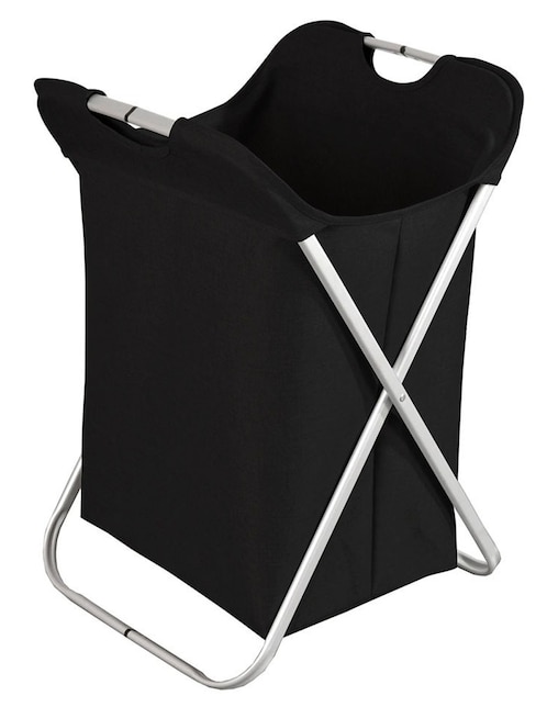 CESTO CRUZADO RECTANGULAR POLIÉ, NEGRO