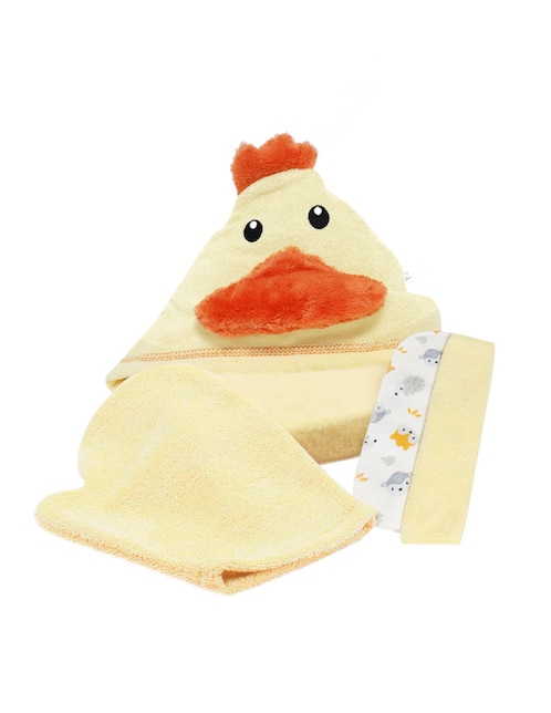 SET TOALLAS BABY MINK SET DE, AMARILLO
