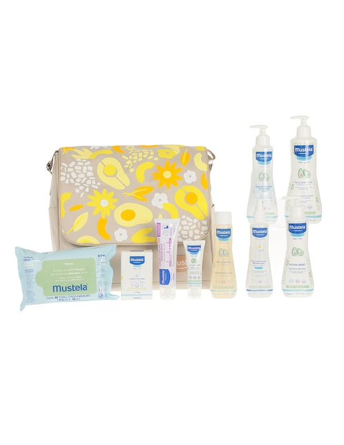 Mustela set de cuidado + pañalera de regalo