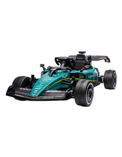 Automóvil montable Toy Town Aston Martin Racing Team Formula 1 AMR23 de batería