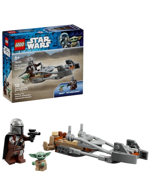 Lego Star Wars Lego Moto Speeder del Mandaloriano y Grogu 75436