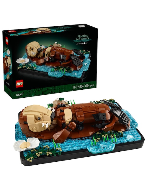 Lego Nutrias de Mar a Flote 21366