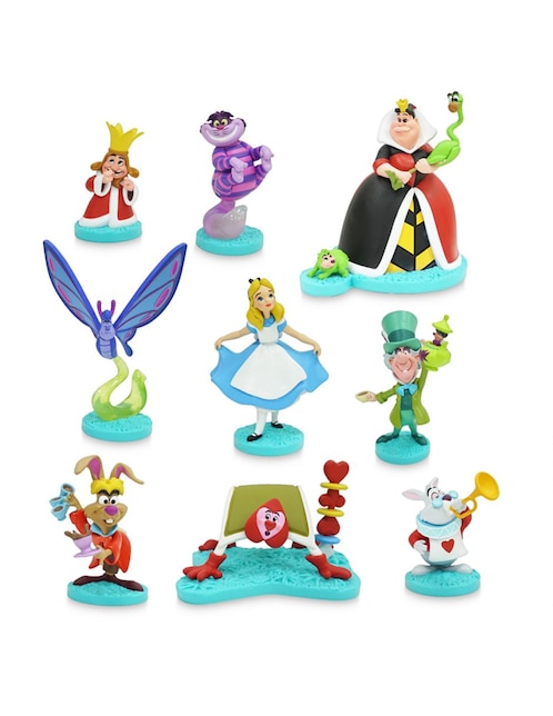 Set de figuras Disney Store Alicia en el País de las Maravillas