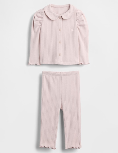 CONJUNTO GAP 801138, 6-12 MESES, ROSA