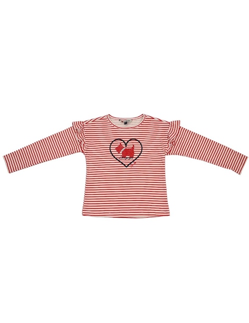 PLAYERA FERRIONI BEBÉ, 18 MESES, ROJO