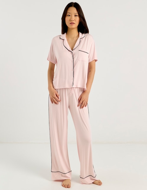 PANTALÓN PIJAMA AERIE 1770-1, CH, ROSA