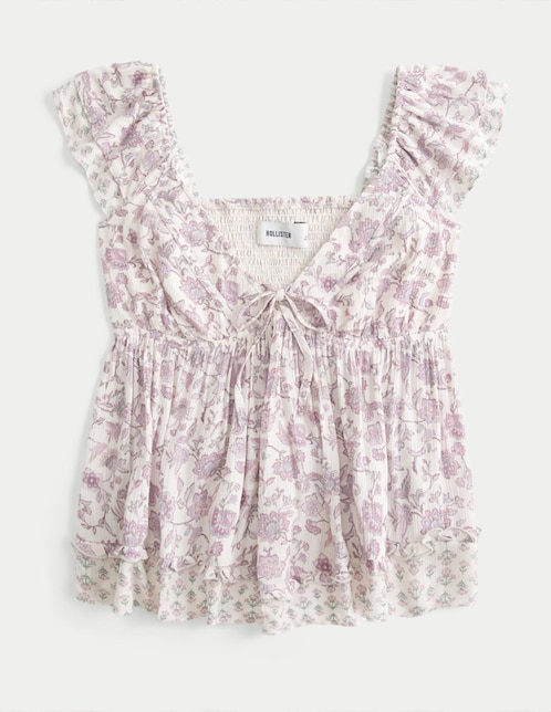 BLUSA HOLLISTER KI340-, XS, MULTICOLOR