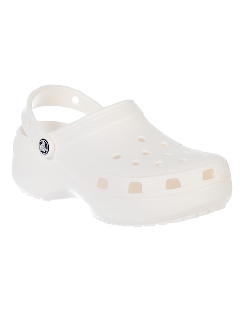 SANDALIA CROCS 206750-1, 23 CM, BLANCO