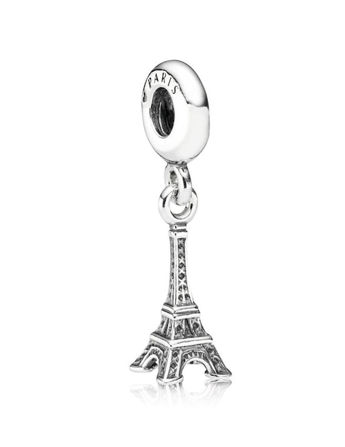 Charm de torre Pandora de plata