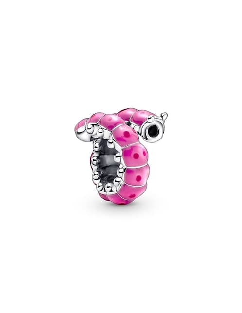Charm de oruga Pandora moments de plata cristal
