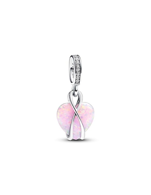 Charm de corazón Pandora Moments de plata P 925