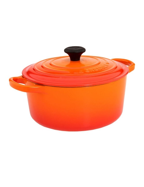 LC CACEROLA REDONDA 22 CM NARANJA FLAME