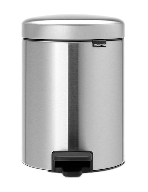 BRB BOTE BASURA ACERO INOX 5L PLATA