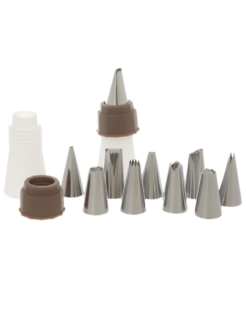 Set de duyas 12 piezas Dulces Besos acero inoxidable