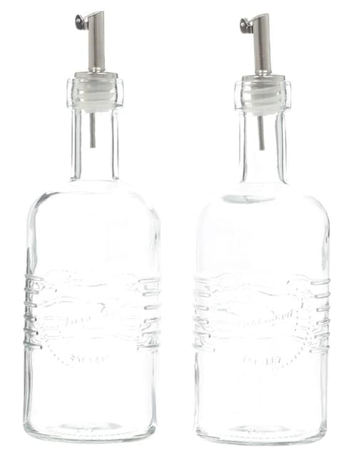 Set de aceitera y vinagrera Reimart vidrio 350 Mililitros