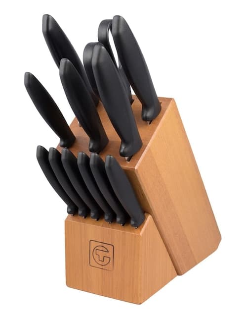 Set de cuchillos 13 piezas Tramontina Plenus negro