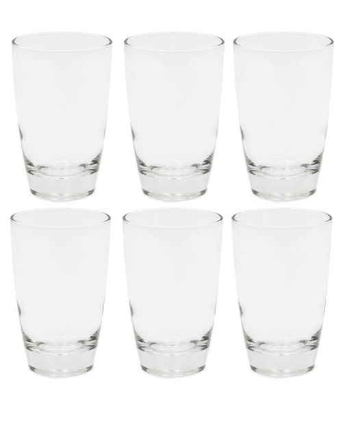 Set de 6 vasos high ball Haus 485 Mililitros