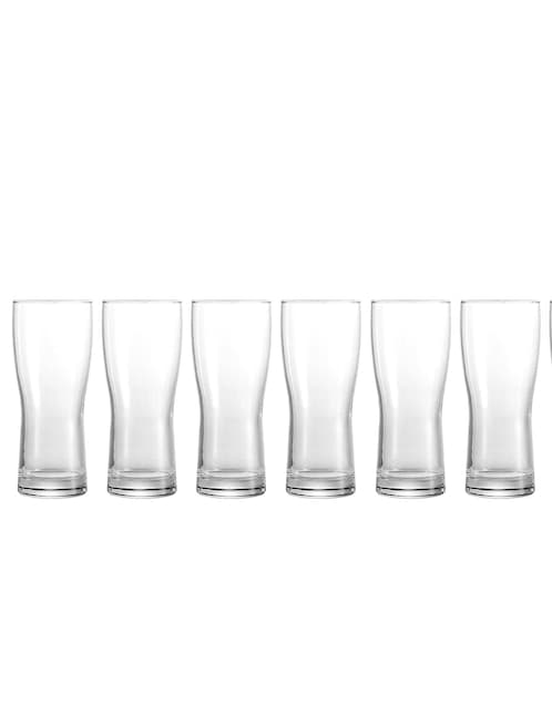 Set de 6 vasos cerveceros Haus 360 Mililitros
