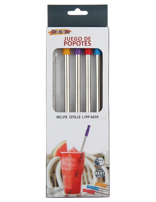 Set de 4 popotes Zonana