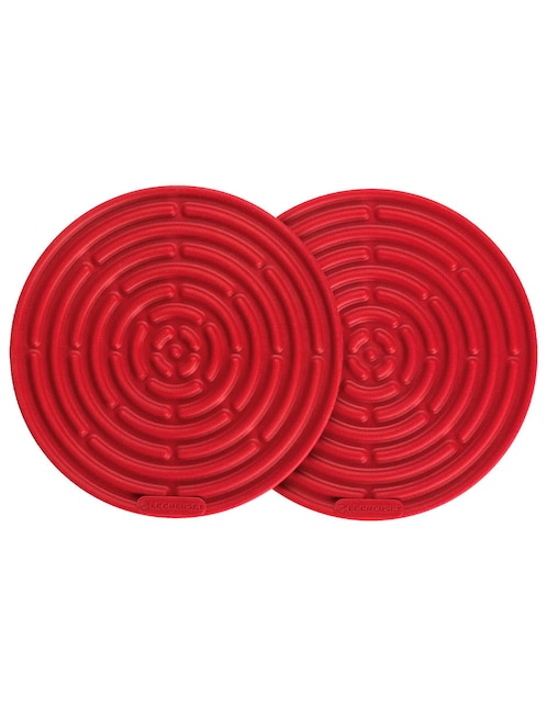 LC SET 2 MINI PORTACALIENTE 10 CM ROJO