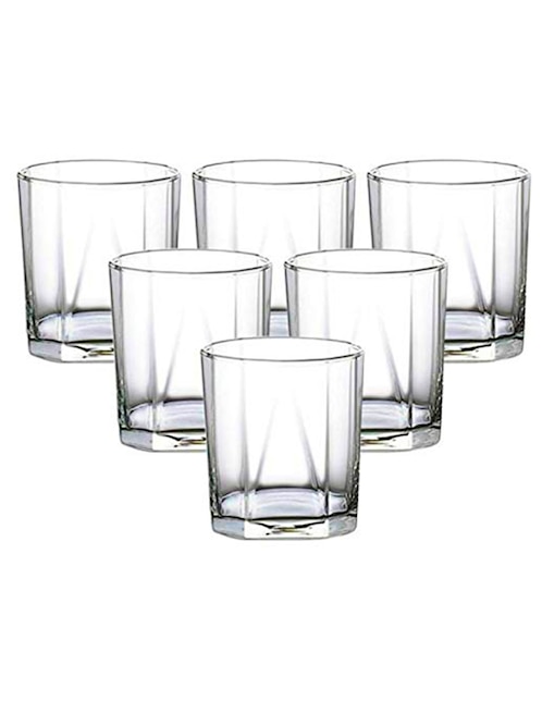 Set de vasos doble old fashion Ocean de vidrio