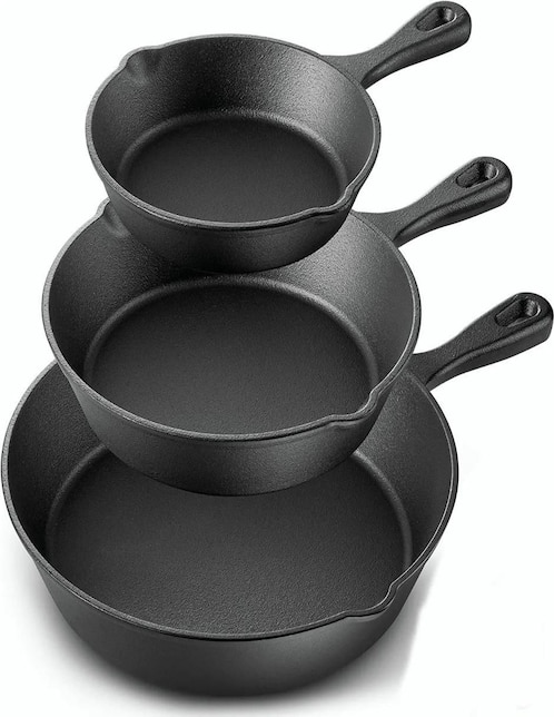 Set sartenes Lab.G de hierro 3 piezas