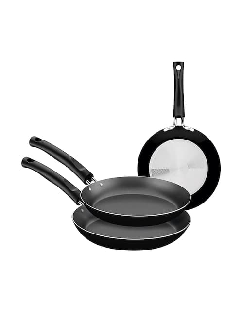 Set de sartenes tramontina chelsea de aluminio